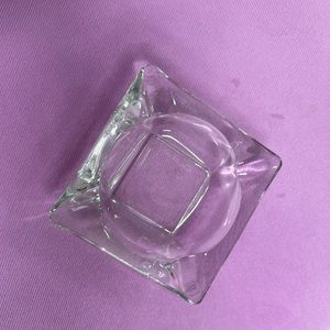 Vintage glass ashtray made in Indonesia